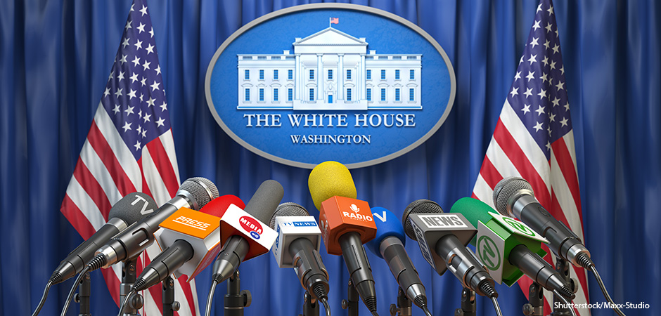 White House press conference image