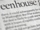 Article about greenhouse gas and global warming.