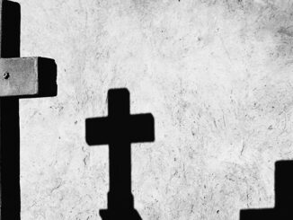 Image of cross headstone/memorial