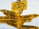 Signpost featuring New Zealand