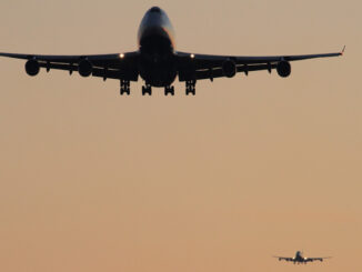 Planes in flight