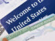 USA welcome document collage