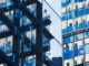 Skyscraper and windows glass