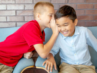 Kids passing secrets