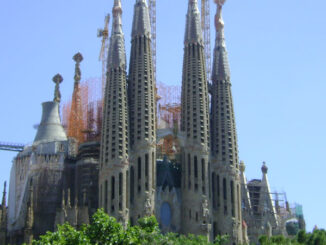 Exterior of La Sagrada Familia