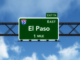 El Paso highway sign
