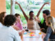 Group of People Playing A Board Game