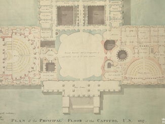 Plan of the principal floor of the Capitol, U.S.
