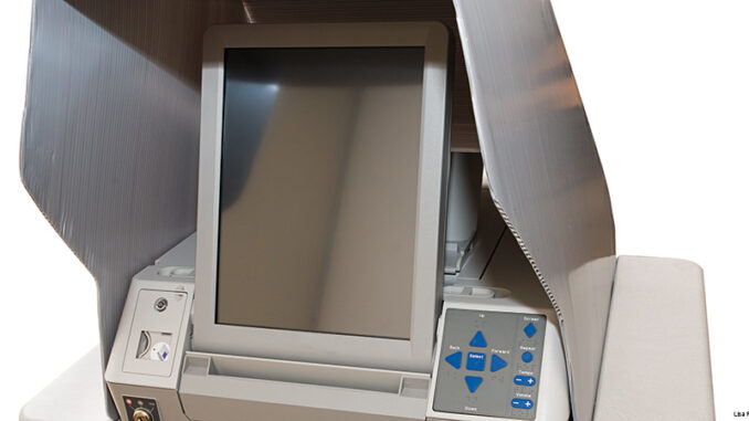 Brand new 2008 touch screen voting machine equipped for blind, deaf, wheelchair and other disabilities. Used in Florida and other states. 2008 touch screen voting maching with braille buttons and other adaptive technology for the visual and hearing impaired