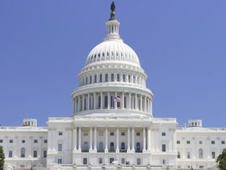 Exterior, west elevation view of the United States Capitol Building