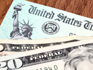 USA Treasury IRS refund check