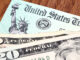 USA Treasury IRS refund check