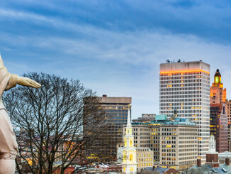 Providence, Rhode Island city skyline