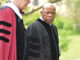 Georgia Congressman, John Lewis, a leading civil rights leader walks at Bard College commencement