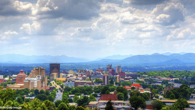 Asheville Skyline Asheville, North Carolina skyline