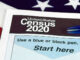close up of 2020 census document form