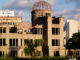 The A Bomb Dome close to the epicentre of the Hiroshima atomic bomb