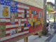 Spanish heritage mural on Aviles Street, St. Augustine, Florida;
