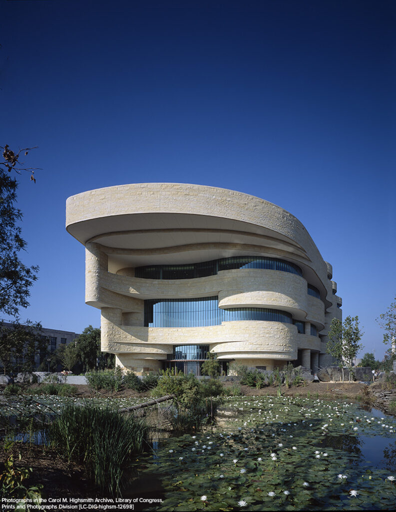 National Museum of the American Indian, located in the National Mall Washington, D.C.,