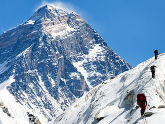 View of Mount Everest from Gokyo valley