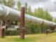 oil pipeline running through Alaska