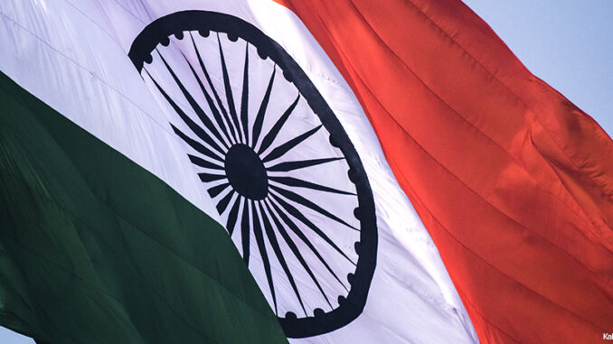Indian Flag Monument at Sanjeevaiah Park, Hyderabad, India Low angle, close-up view of the Indian Flag Monument at Sanjeevaiah Park