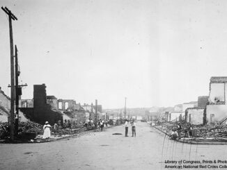 desctruction of homes and businesses in the Greenwood District