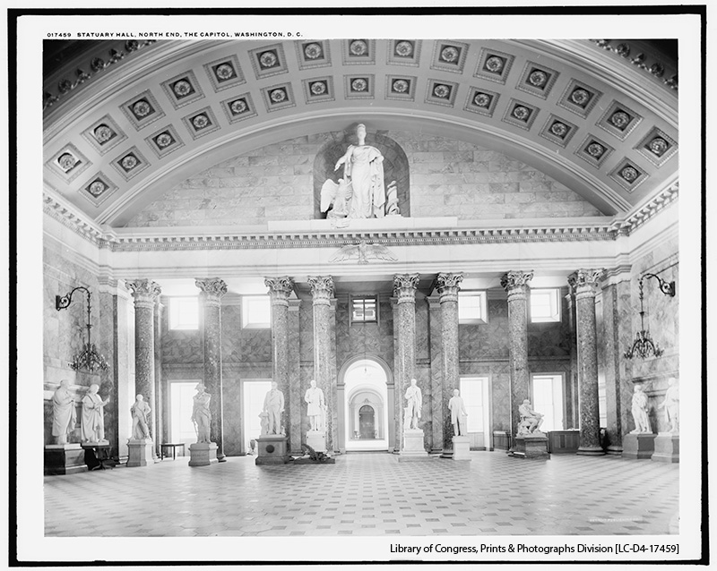 Statuary Hall, north end, the Capitol, Washington, D.C.