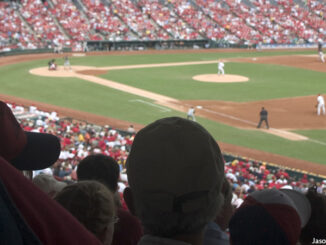 view of a crowd at a baseball stadium