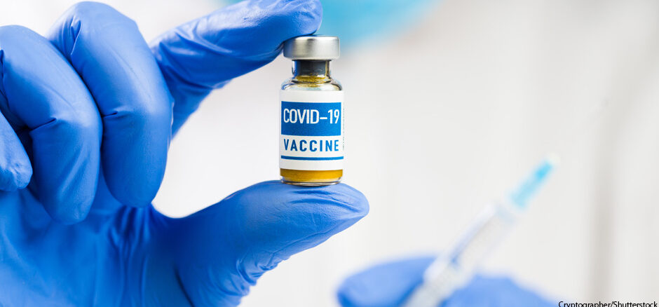 Coronavirus COVID-19 vaccine vial