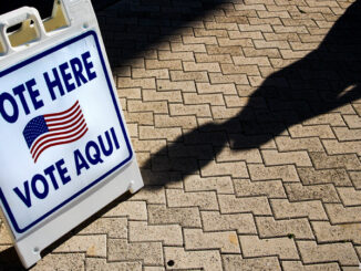 Vote Here Sign In English And Spanish