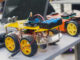 Kit models and laptops on the table on robotics