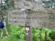 sign located on the Appalachian trail