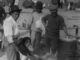 Mexican refugees photographed in approximately 1914.