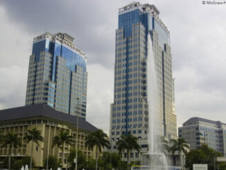 skyscrapers in Jakarta, Indonesia