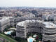 Aerial view of the Watergate Hotel. in Washington, D.C.