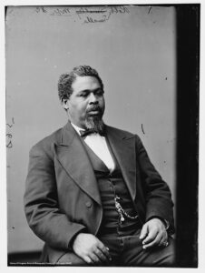 black and white photograph of Robert Smalls