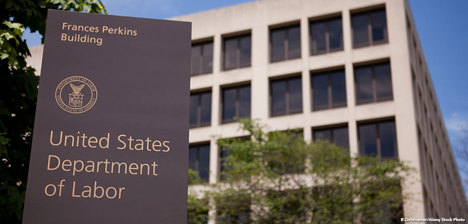US Department of Labor headquarters building - Washington, DC