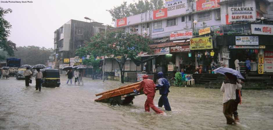 Heavy rain in Mumbai, monsoon rain floods