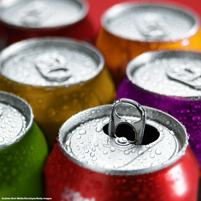 photo of aluminum soda cans