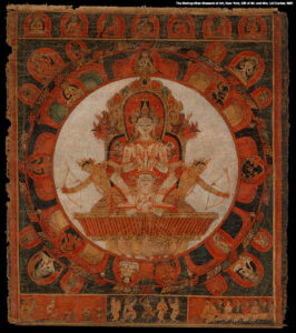Mandala of Chandra, God of the Moon; late 14th-early 15th Century; Nepal