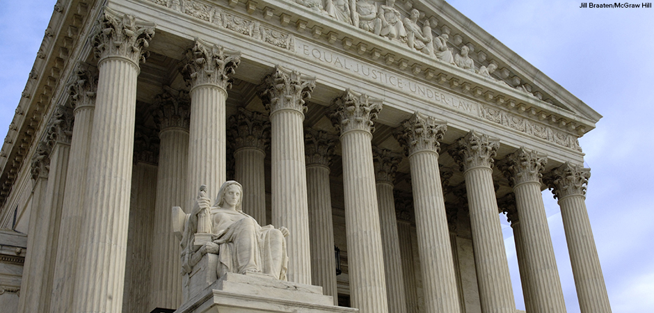 exterior photograph of the Supreme Court of the United States building