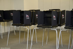 Stations to fill out paper ballots