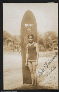 Duke Kahanamoku; circa 1917