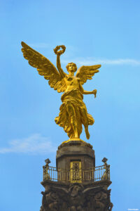 The Angel of Independence statue in Mexico CIty, Mexico.