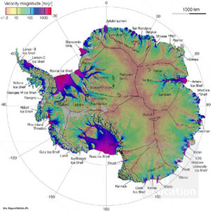 map of Antarctica