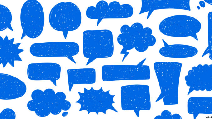 graphic of speech bubbles