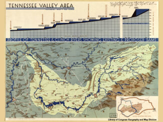 Tennessee Valley Area: pictorial map / prepared by Division of Information, Tennessee Valley Authority.